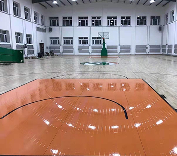 海伦市地势坤生物热电公司职工篮球馆